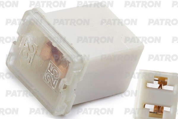 PATRON PFS181 Предохранитель блистер 1шт PAL LOW PROFILE Fuse 25A белый 16x12x10mm