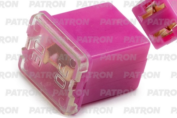 PATRON PFS182 Предохранитель блистер 1шт PAL LOW PROFILE Fuse 30A розовый 16x12x10mm