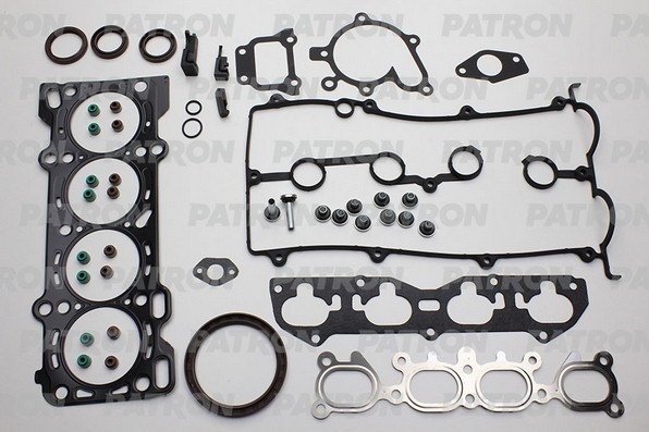 PATRON PG11052 Комплект прокладок двигателя MAZDA: 626 V 1.8 97-02, 626 V Hatchback 1.8 97-02, 626 V Station Wagon 1.8 98-02, MX-6 1.8 91-, PREMACY 1.8/1.9 99-