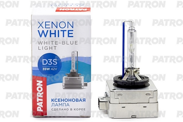 PATRON PLXD3S5000 Лампа газоразрядная D3S 42V 35W PK32d-5 5000K PLXD3S5000