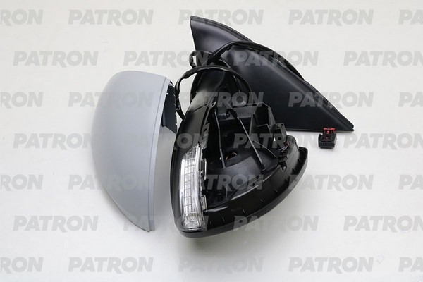 PATRON PMG0008M01 Зеркало наружное в сборе лев электр с подогр, с указ поворота, грунт, асферич VW: Tiguan 07-