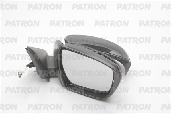 PATRON PMG0018M02 Зеркало наружное в сборе прав электр с подогр, грунт, выпукл, указ поворота Nissan: Juke 14-