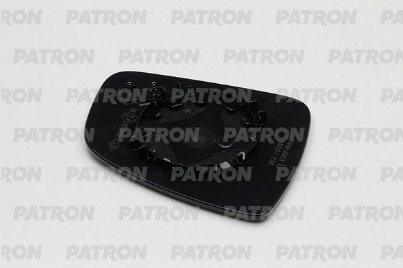 PATRON PMG0803G03 Стекло зеркала лев  с подогр, выпукл DACIA:LOGAN (2007-), SANDERO (2008-) / RENAULT:LOGAN (2004-)