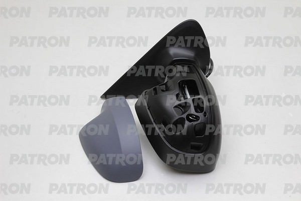 PATRON PMG0806M06 Зеркало наружное прав электр с подогр,грунт,выпукл,с датч.темп DACIA: LOGAN, SANDERO 2012-