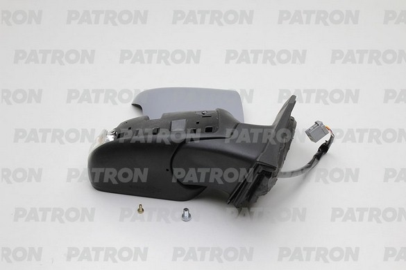 PATRON PMG1219M12 Зеркало наружное в сборе прав, электр, с подогр, выпукл, грунт,с указат повор FORD: FOCUS - 04-08