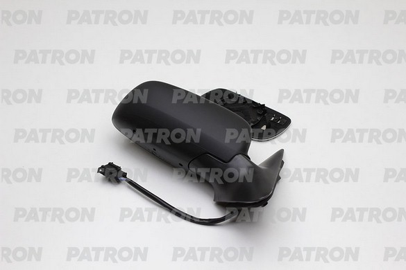 PATRON PMG3505M11 Зеркало наружное в сборе прав, электр, с подогр, выпукл, грунт (больш корп зеркала) SKODA: OCTAVIA - 96-04