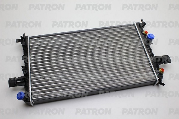 PATRON PRS3335 Радиатор системы охлаждения OPEL: ASTRA 1.4-2.2 16V, ZAFIRA 1.6 16V/1.8 16V/2.2 16V 99-, (A/T), (+AC), (A/T)