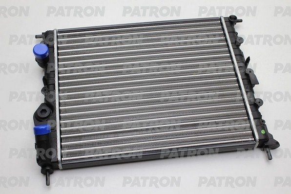 PATRON PRS3343 Радиатор системы охлаждения DACIA: LOGAN 1.4, 04-,RENAULT: CLIO II, KANGOO, KANGOO Express 97-, MEGANE, MEGANE Scenic, 1.2-1.9TDi, 96-