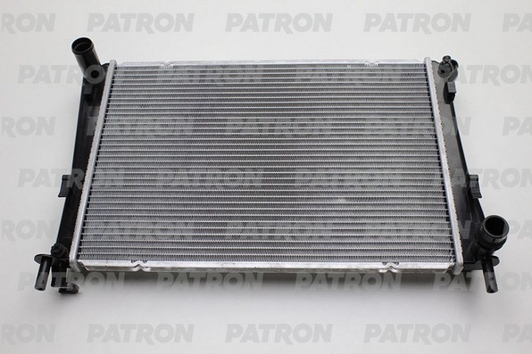 PATRON PRS3423 Радиатор системы охлаждения паяный FORD: FIESTA 1.25 16V/1.3/1.4 16V/1.6 16V 01-, FUSION 1.25/1.4/1.6 02-, MAZDA: 2 1.25/1.4/1.6 03-