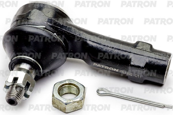 PATRON PS1512 Наконечник рулевой тяги M10 x 1,25 M14 x 1,5 MITSUBISHI: LANCER 08-, OUTLANDER II 06-, PEUGEOT 4007 02/2007 - (Произведено в Турции)