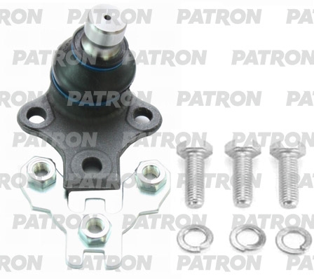 PATRON PS3351 Опора шаровая с болтами и пластиной VW: GOLF II 88-, CORRADO, PASSAT 88-
