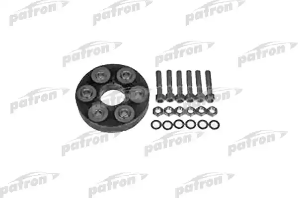 PATRON PSE5002 Муфта кардана с болтами, к-кт Mercedes W201/202/210/124 1.8-3.0 82-02