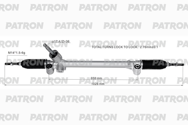 PATRON PSG1059 Рейка рулевая SUZUKI SWIFT IV (FZ, NZ) 10-