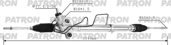 PATRON PSG3053 Рейка рулевая TOYOTA HIACE (KDH2,LH2,TRH2) 05-