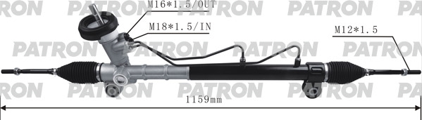 PATRON PSG3082 Рейка рулевая CHEVROLET SPARK 2009-2015 M300