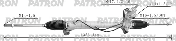 PATRON PSG3113 Рейка рулевая SUZUKI GRAND VITARA II 05-