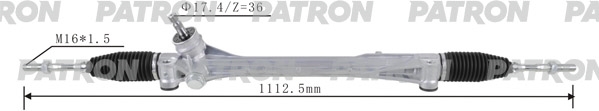 PATRON PSG3119 Рейка рулевая TOYOTA RAV 4 III 2005-2012