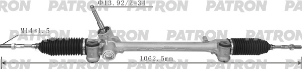 PATRON PSG3120 Рейка рулевая TOYOTA YARIS (P9)07-