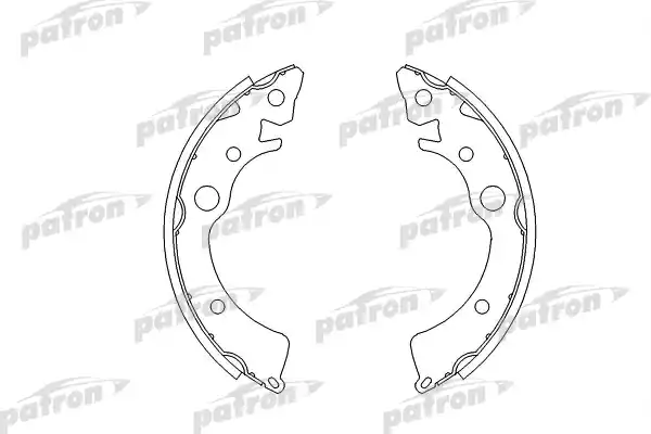 PATRON PSP219 Колодки тормозные барабанные HONDA: ACCORD IV 90-93, CIVIC VI Hatchback 01-05, CR-V I 95-02, HR-V 99-,  SUZUKI: CARRY фургон 99-, JIMNY 98-