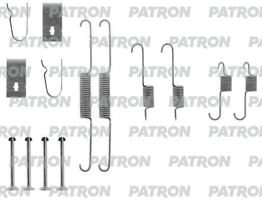 PATRON PSRK0047 Комплект монтажный тормозных колодок барабанных KIA: SEPHIA 95-, SEPHIA СЕДАН 93-, SHUMA 97-01, SHUMA СЕДАН 96-01