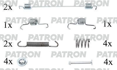 PATRON PSRK0094 Комплект монтажный тормозных колодок