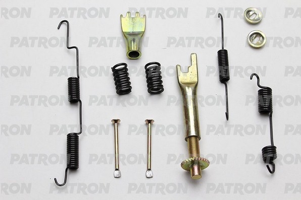 PATRON PSRK012KOR Комплект монтажный тормозных колодок задн прав HYUNDAI: H-1, STAREX 96-06 барабаны (произведено в Корее)