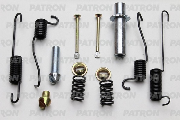 PATRON PSRK017KOR Комплект монтажный тормозных колодок задн лев HYUNDAI: H-100, PORTER 97-03 барабаны (произведено в Корее)