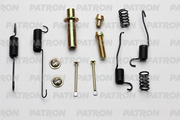 PATRON PSRK018KOR Комплект монтажный тормозных колодок задн прав HYUNDAI: H-100, PORTER 97-03 барабаны (произведено в Корее)