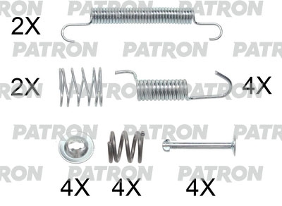 PATRON PSRK0235 Комплект монтажный тормозных колодок барабанных HYUNDAI: SONATA IV (EF) 98-05