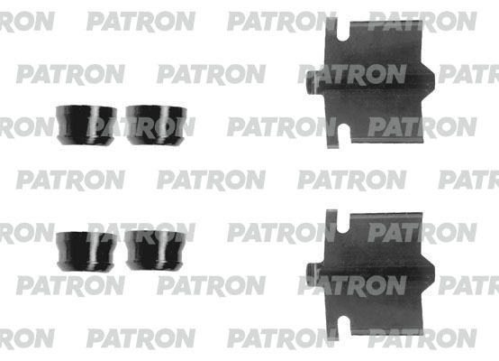 PATRON PSRK1073 Комплект монтажный тормозных колодок дисковых FORD:P 100 II 10.87-, TRANSIT БОРТОВОЙ/ХОДОВАЯ ЧАСТЬ 11.85-09.92, TRANSIT БОРТОВОЙ/ХОДОВАЯ ЧАСТЬ 11.77-10.86, TRANSIT АВТОБУС 11.85-09.92