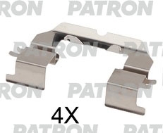 PATRON PSRK1333 Комплект монтажный тормозных колодок