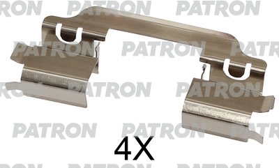 PATRON PSRK1340 Комплект монтажный тормозных колодок дисковых KIA: VENGA 10-, MERCEDES: C-CLASS 07-, C-CLASS 07-, B-CLASS 05-, A-CLASS 04-, RENAULT: KANGOO EXPRESS 08-, KANGOO 08-