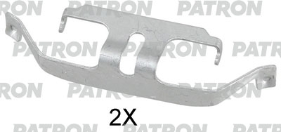 PATRON PSRK1355 Комплект монтажный тормозных колодок дисковых BMW 4, 1 11-