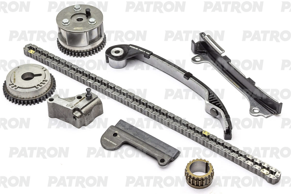 PATRON PTCK014 Комплект цепи ГРМ (Цепь-1, Нат-1, Усп-3, Шест-2, Ф/р-1) NISSAN Almera Classic (B10) 1.6i (QG16DE) 2006-2012