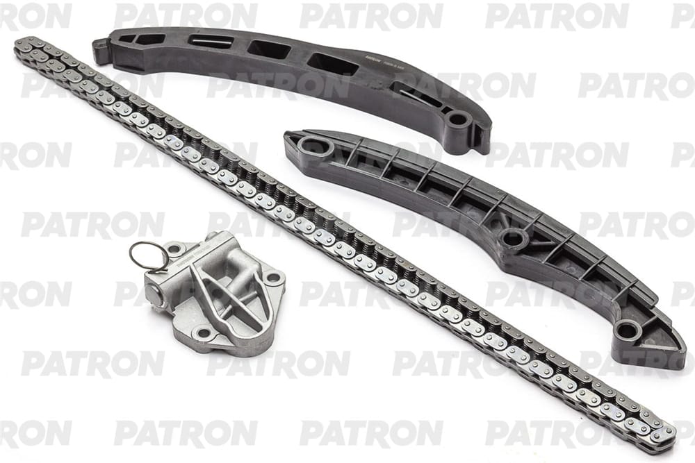 PATRON PTCK034 Комплект цепи ГРМ (Цепь-1, Нат-1, Усп-2) SKODA Fabia II (5J) 1.2i 3cyl 69ps (CGPA, CHTA) 2007-2014