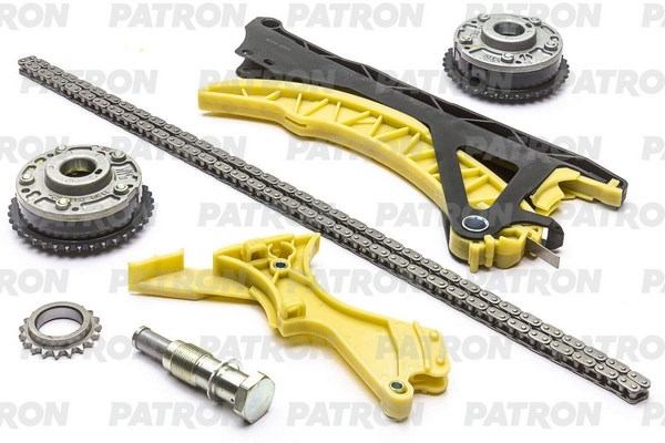 PATRON PTCK044 Комплект цепи ГРМ (Цепь-1, Нат-1, Усп-2,Шест-1, Ф/р-2) BMW: E46/E90/E83/E87 1.6i-2.0i N40/N42/N46 01>