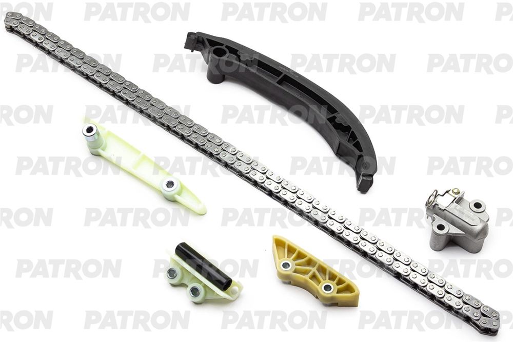 PATRON PTCK066 Комплект цепи ГРМ (Цепь-1, Нат-1, Усп-4) FORD: TRANSIT 2.4TDCi (H9FB/PHFC/PHFA/JXFC/JXFA/H9FD) 06-12