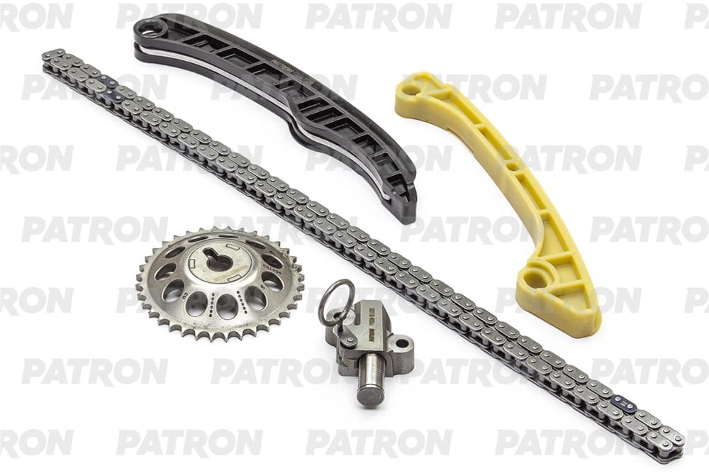PATRON PTCK088 Комплект цепи ГРМ (Цепь-1, Нат-1, Усп-2, Шест-1) MITSUBISHI: Lancer X 1.5i (4A91) , 1.6i (4A92) 2008-2014, ASX 1.6i (4A92) 2010-2018