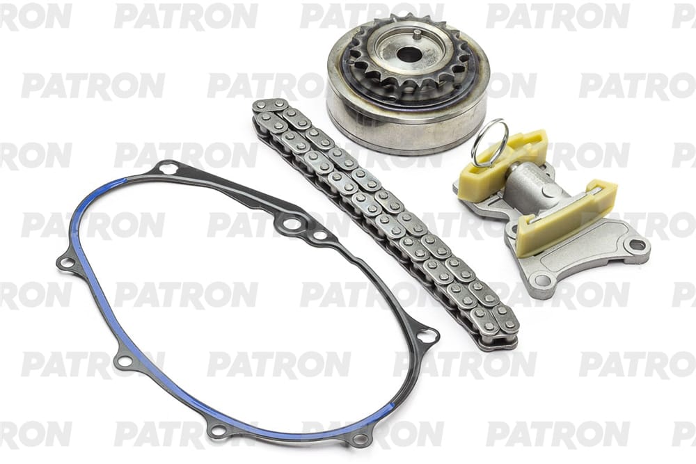PATRON PTCK117 Комплект цепи ГРМ (Цепь-1, Нат-1, Ф/р-1, Прокл-1) VAG 2.0 FSI/2.0 TFSI 2002-