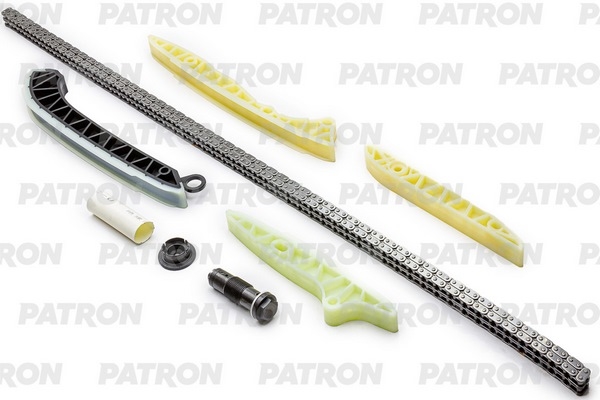 PATRON PTCK148 Комплект цепи ГРМ (Цепь-1, Нат-1, Усп-4) MERCEDES: 3.5i/5.5i (M272, M273) 2005-