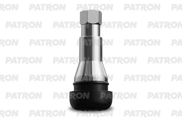 PATRON PTR413AC Вентиль колесный тип TR413AC, L = 42.5 мм, D = 11.3 мм, хром