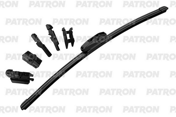 PATRON PWB380FQ Щетка стеклоочистителя 38см бескаркасная универсальная + 6 адаптеров