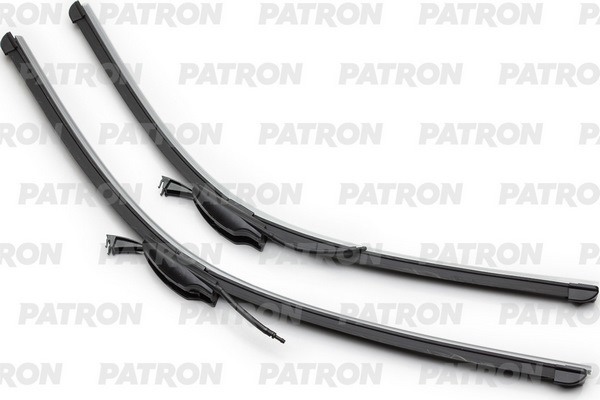 PATRON PWB430CKIT Щетки стеклоочистителя 71см + 65см к-кт бескаркасная Hook/под крюк + форсунки MB Vito (W639) 03-05