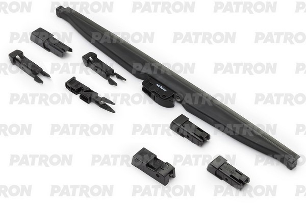 PATRON PWB430W Щетка стеклоочистителя 43см WINTER зимняя универсальная + 7 адаптеров