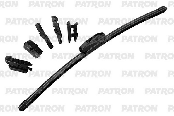 PATRON PWB460FQ Щетка стеклоочистителя 46см бескаркасная универсальная + 6 адаптеров