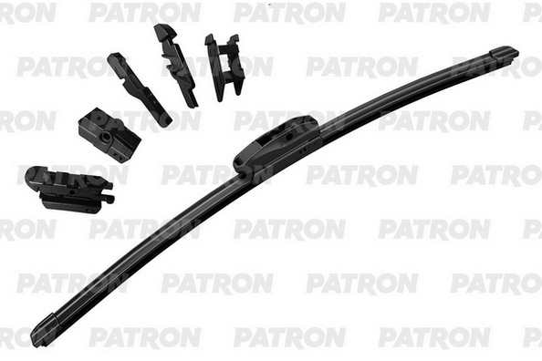 PATRON PWB530FQ Щетка стеклоочистителя 53см бескаркасная универсальная + 6 адаптеров