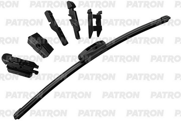 PATRON PWB710FQ Щетка стеклоочистителя 71см бескаркасная универсальная + 6 адаптеров
