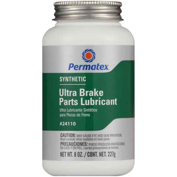 PERMATEX 24110 Смазка смазка для тормозных суппортов ультра ultra disk brake caliper lube, 236гр (банка с кисточкой)