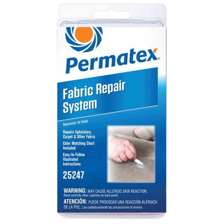PERMATEX 25247 Набор для ремонта тканевых покрытий набор для ремонта тканевых покрытий permatex fabrick repair kit