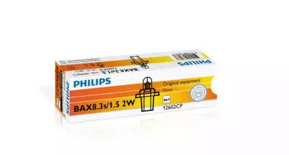 PHILIPS 12602CP Лампа bax 12v 2w bax8.3s/1.5 blue купить в Самаре